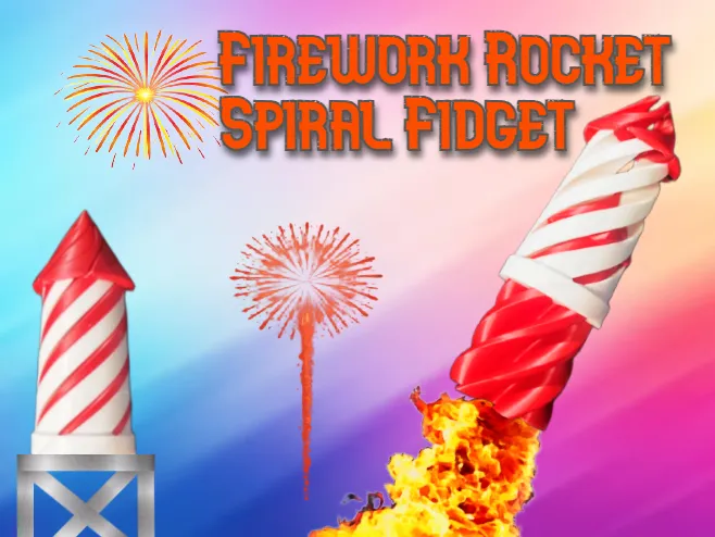 Firework Rocket Spiral Fidget