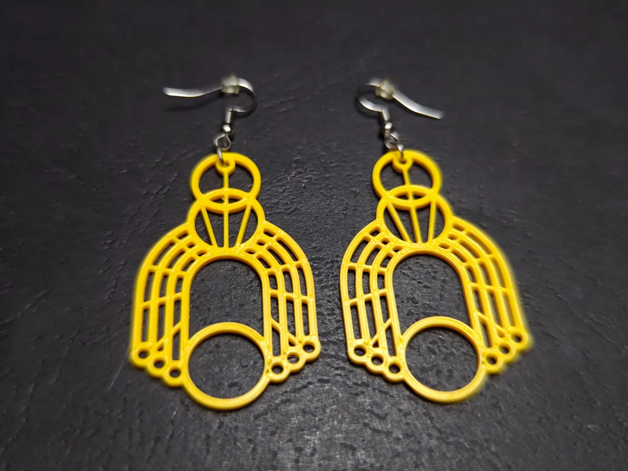 Orbit Lines Earrings view 2
