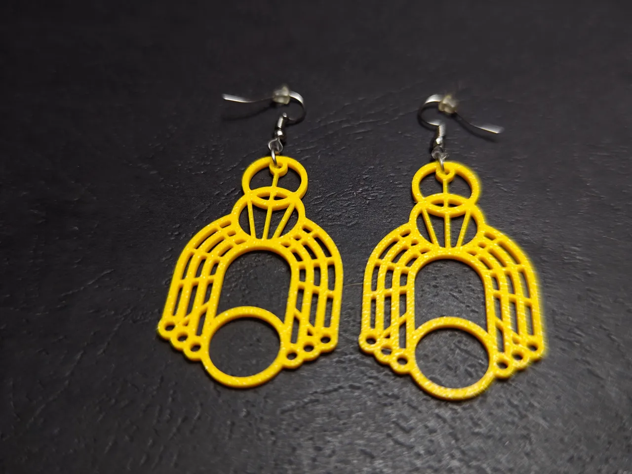 Orbit Lines Earrings view 3