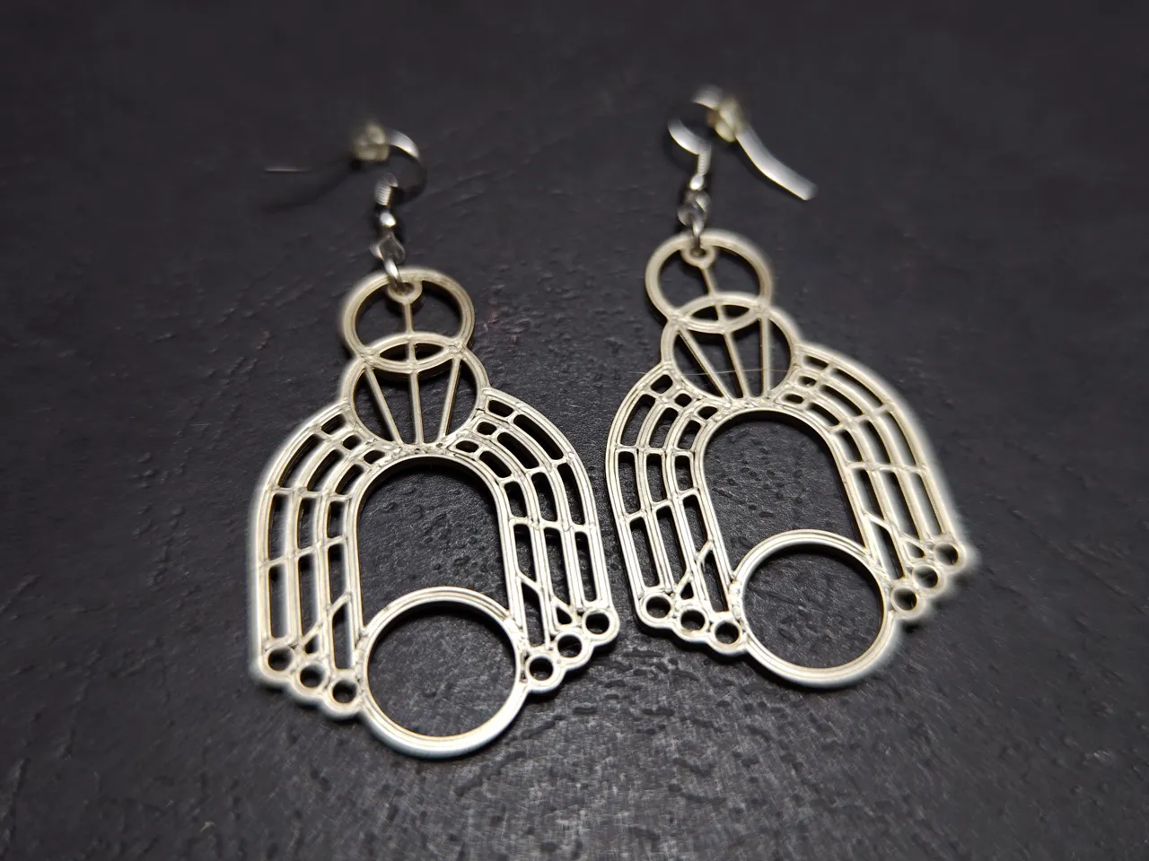 Orbit Lines Earrings view 4