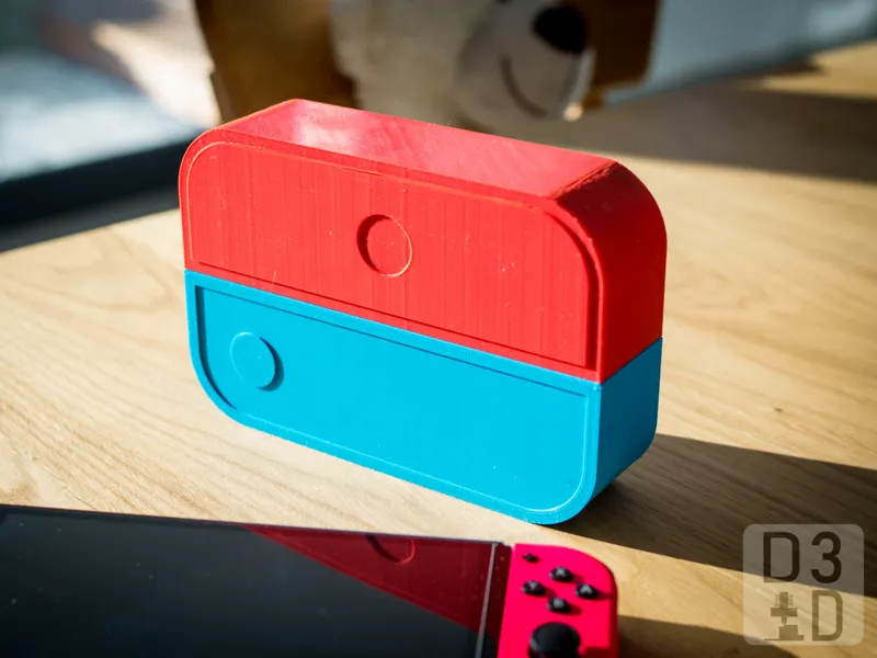 Joy-con style accessories box for Nintendo Switch