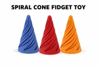 Fidget toy cône en spirale — photo 2