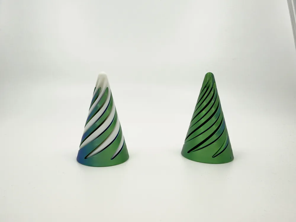 Spiral cone fidget toy - Free 3D Print Model - MakerWorld