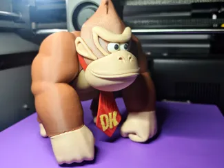 森喜刚Donkey Kong拆件打印（全新设计，14cm，可无须AMS）