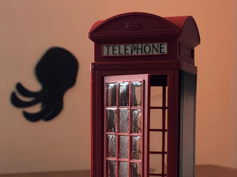 British Vintage Phone Booth