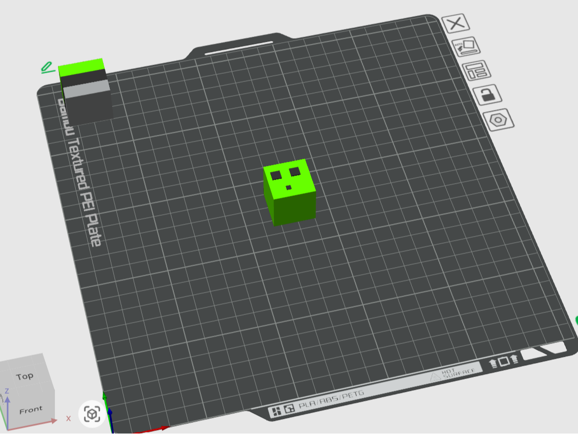 Minecraft Slime Cube