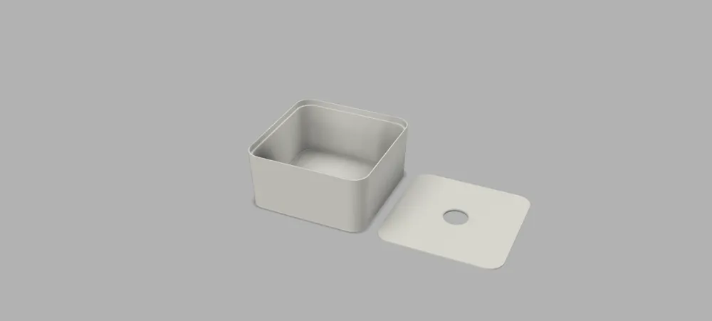 Simple stackable parametric box with lid - Free 3D Print Model - MakerWorld
