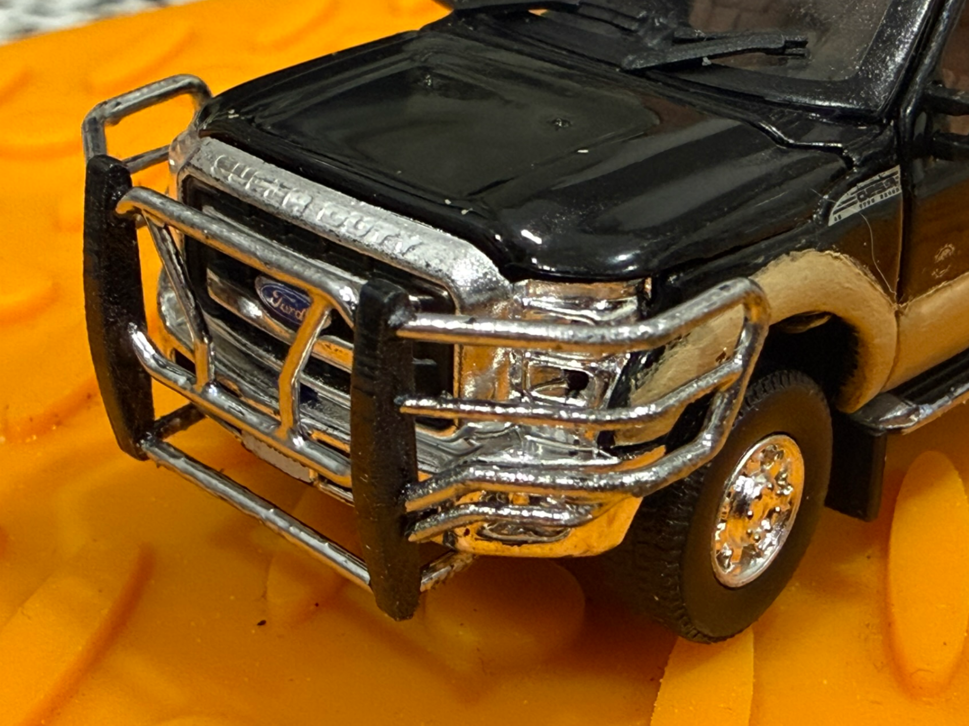 F250 1:64 scale grille guard for die cast truck