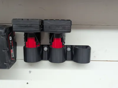 Milwaukee M12 Battery Holder 1, 2, 3 and 4-Pack
