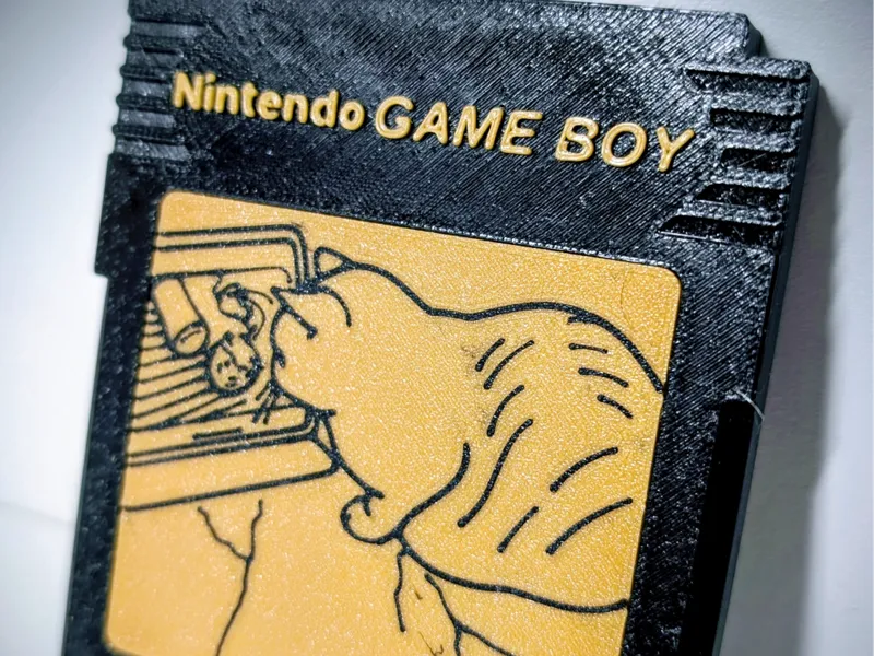 Custom GameBoy Cartridge Coaster (w/ Instructions)