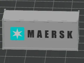 maersk container 1:160 n-scale