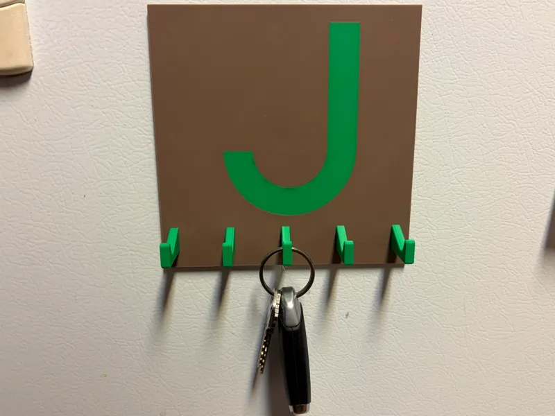 J Keychain Holder Magnetic