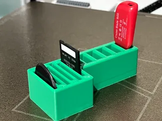 sd and micro sd card organizer