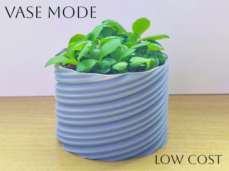 Vase mode low cost plant pot