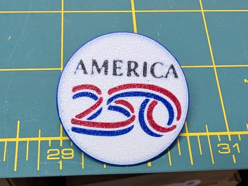 Golf Ball Mark - America 250