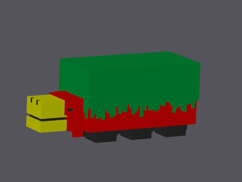 Minecraft Sniffer - 4 Colored