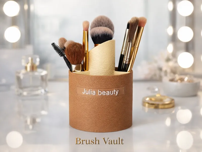 Beauty brush vault