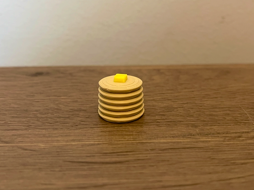Worlds Smallest Stack of Pancakes - 0.4mm Nozzle 