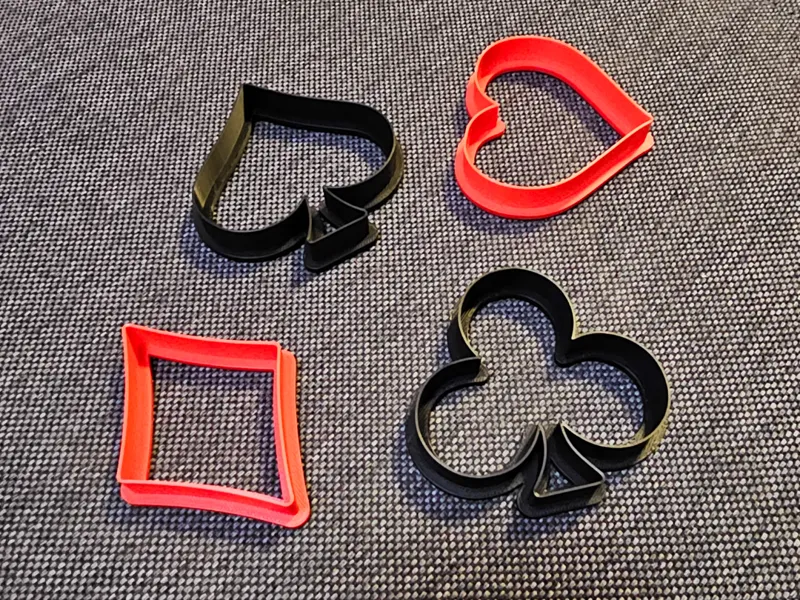 Playing Card Cookie Cutter Set