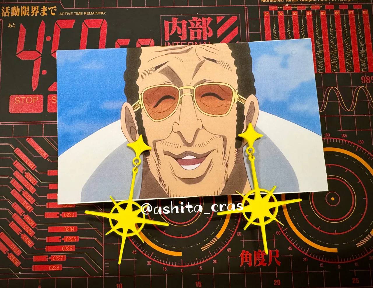 Borsalino/Kizaru Sparkle Earring view 2
