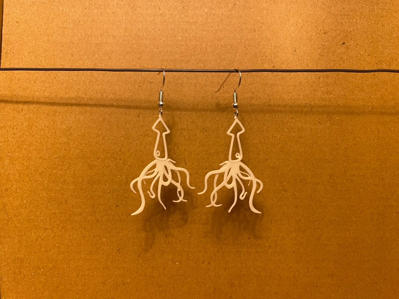 Squid Earrings view 2