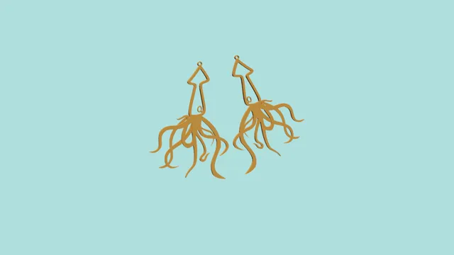 Squid Earrings