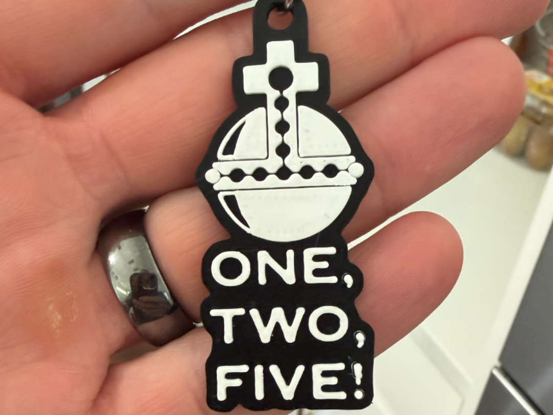 Holy Hand Grenade Monty Python Keychain
