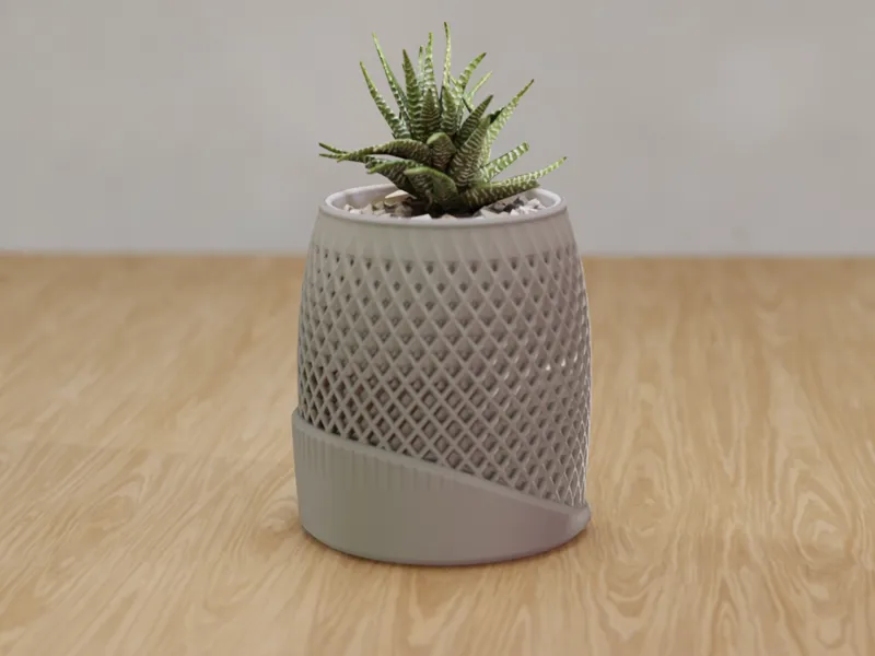 Coral Bloom · Planter