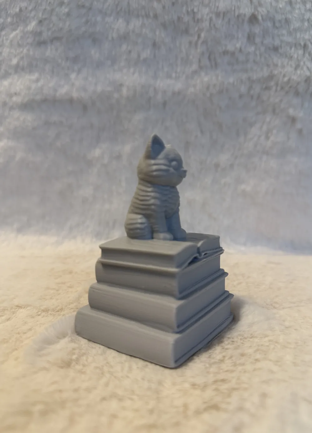 Grande figurine de chat en argent, décoration de magasin, bras Grande figurine de chat en argent, décoration de magasin, bras