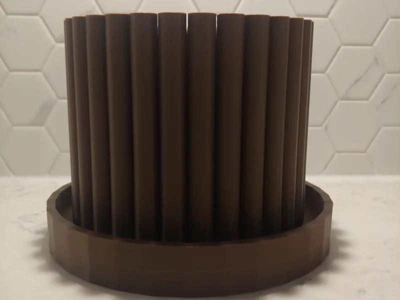 Bamboo Planter With Drip Tray