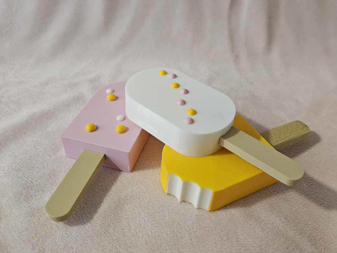 Cute Ice Cream Toy Set – Pretend Play Popsicles