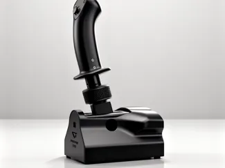 Flight simulator joystick base