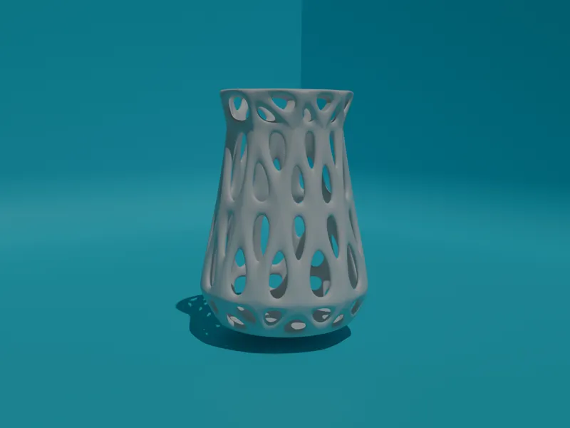 Organic Mesh Vase