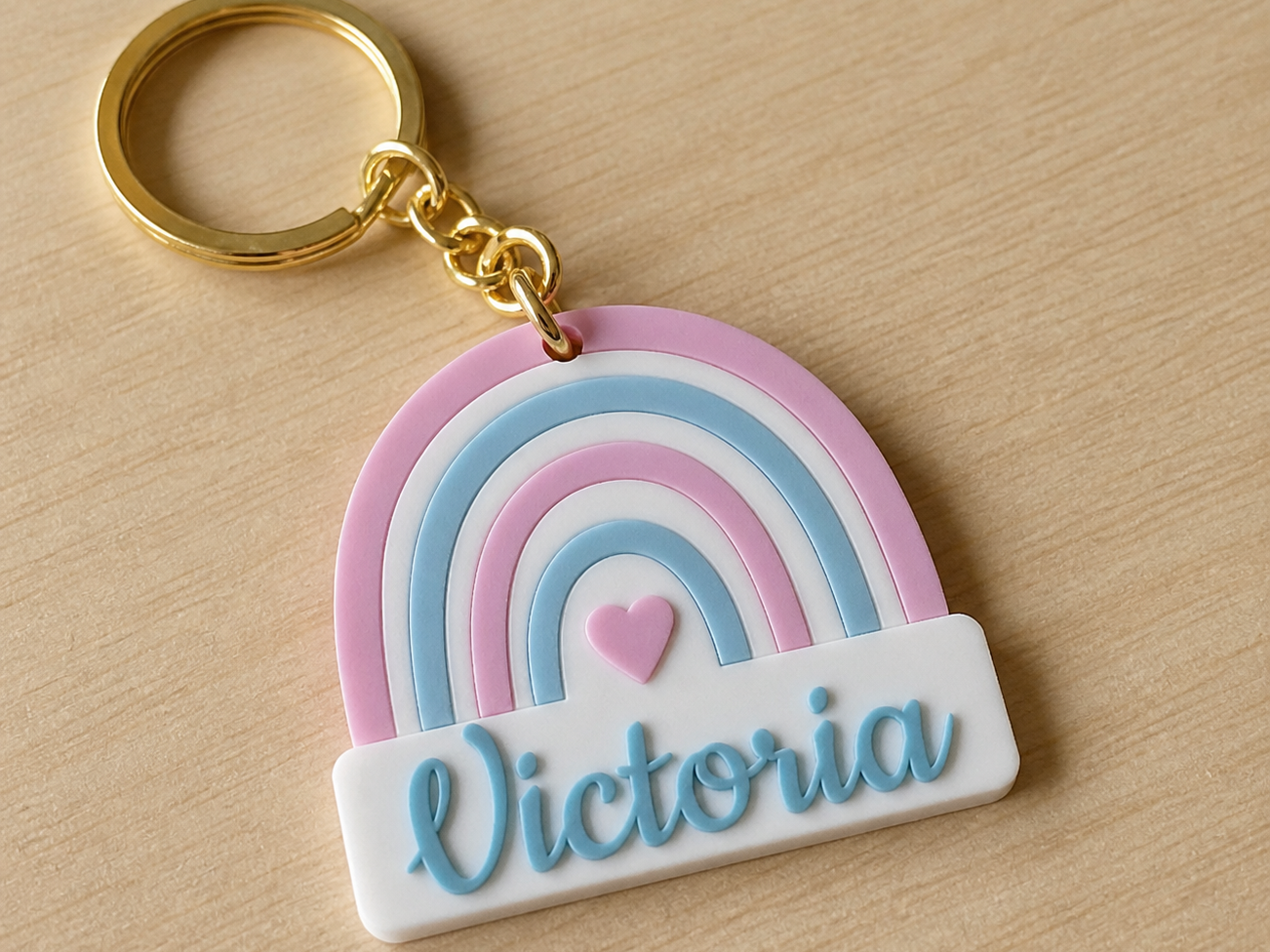 Arcoíris Personalizable - Llavero o Imán