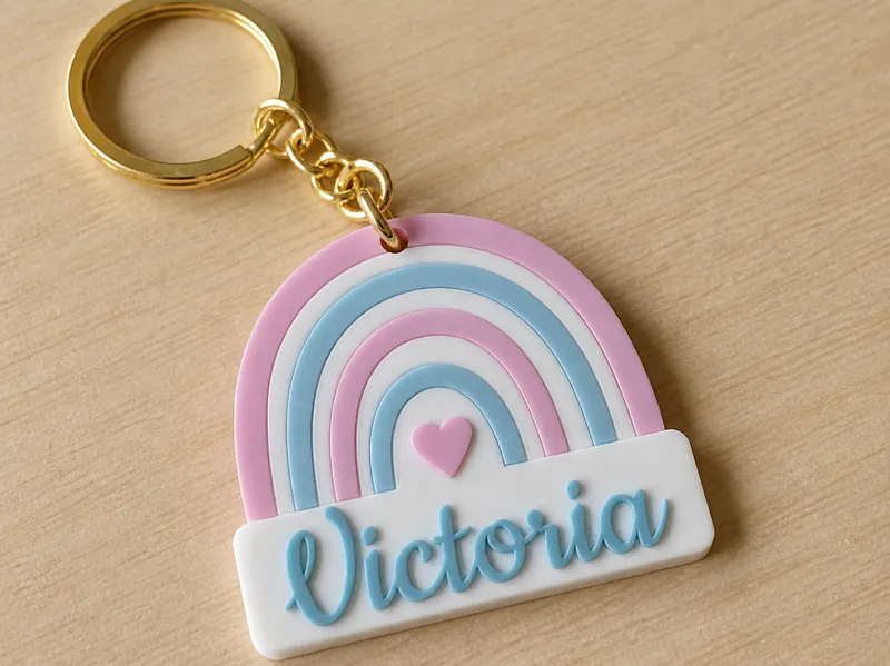 Arcoíris Personalizable - Llavero o Imán