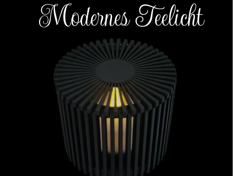 Modernes Teelicht