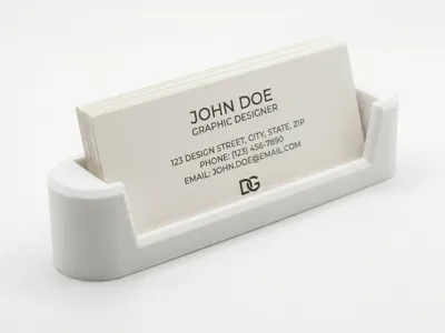 Open Face Business Card Holder