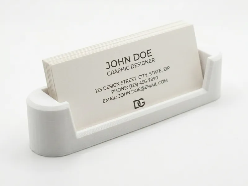 Open Face Business Card Holder