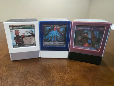 MTG Commander Deckbox window Token/Proxy Friendly