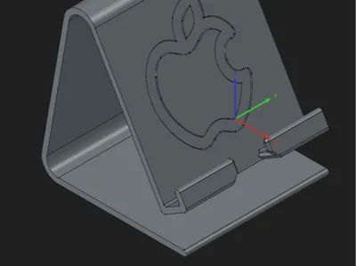 iPhone Stand with Charger Cutout