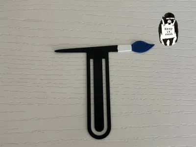 Paint Brush Bookmark 
