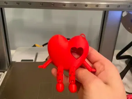 Heart with Flexi Legs