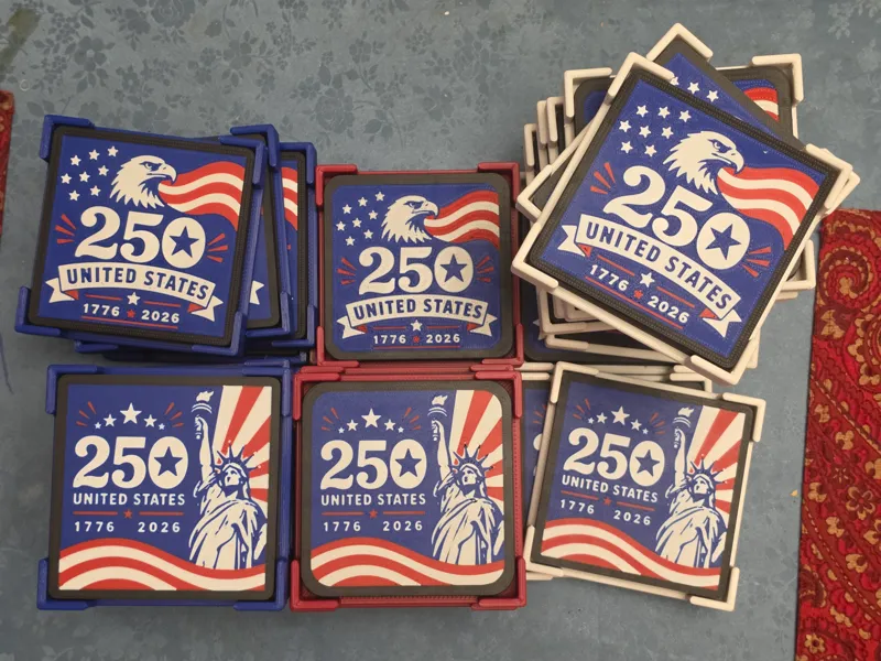 USA 250th Anniversary Coasters