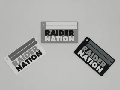 Las Vegas Raiders "Raider Nation" Luggage Tags