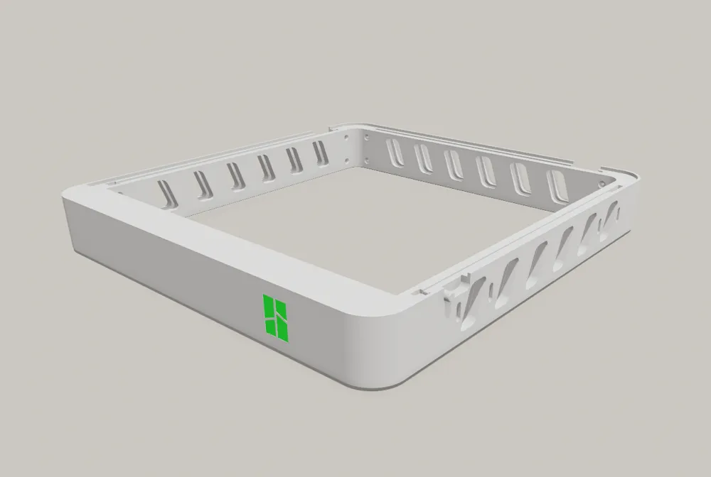 Ot Riser Grille P1S P2S X1C Riser 50mm - Manual Grille Side Pegboard - Free 3D Print ...