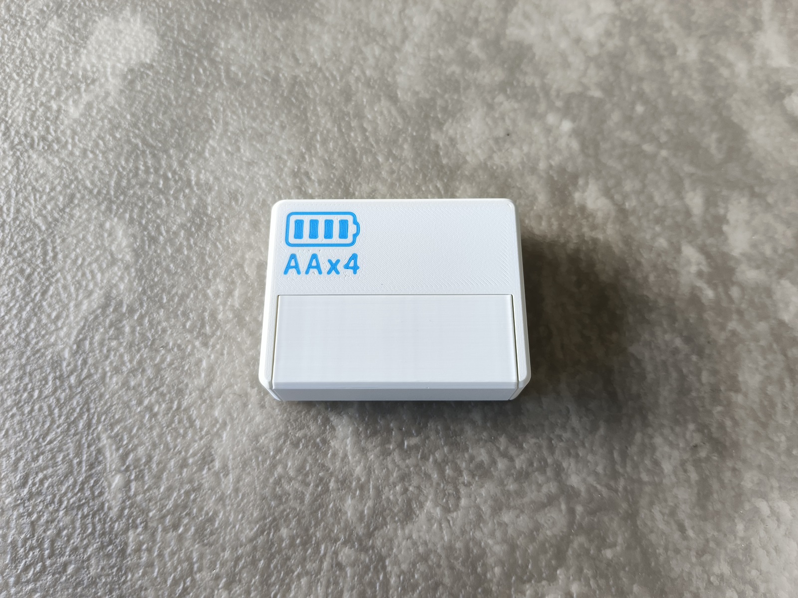 Miniatura 2 do modelo 3D 便携电池收纳盒(AA)