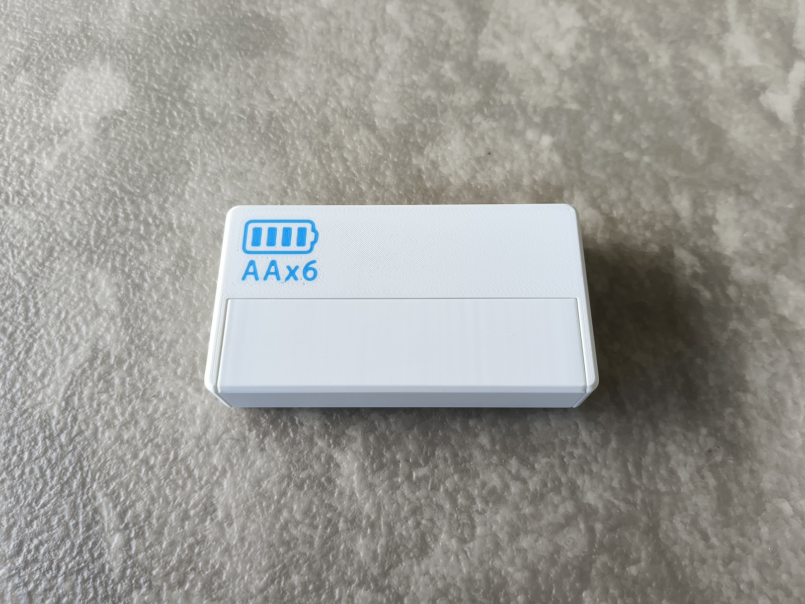 Miniatura 3 do modelo 3D 便携电池收纳盒(AA)
