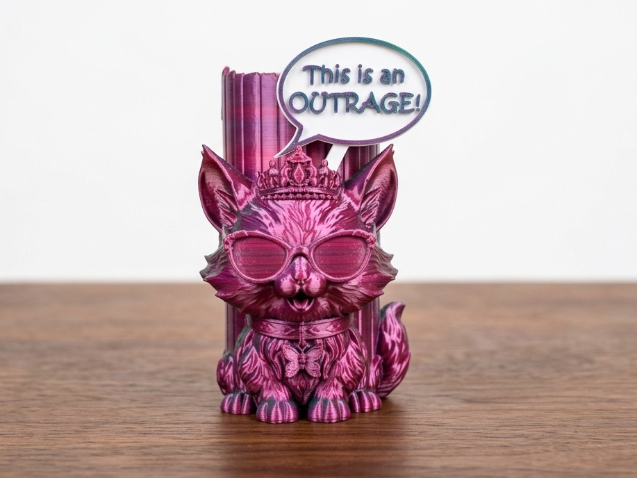 Princess Donut Pen / Drink Holder swappable quotes