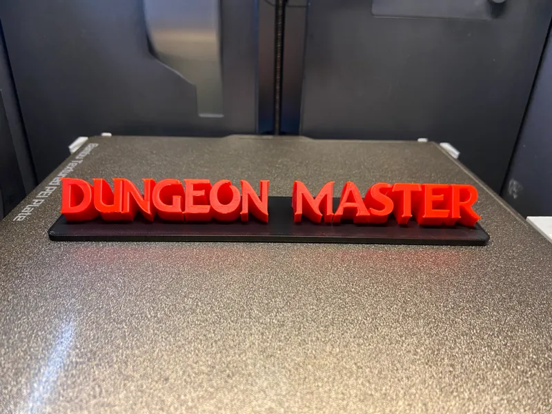 Dungeon Master Desk Plaque