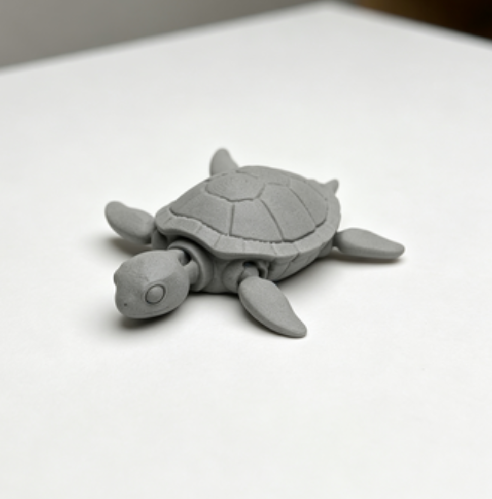 Miniatura 3 do modelo 3D Baby Turtle - Articulated
